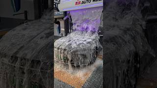 Bubble foam car wash #carwash #carwashing #carcare #carclean #carwashmachine