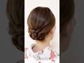 自分でできる! 着物ヘアセット15 簡単 卒業式 入学式にもおすすめ 着物髪型 結婚式参列 七五三 お宮参り セルフヘアアレンジ #shorts #selfhairarrangement