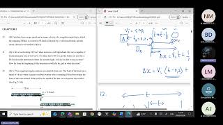 KINEMATICS TUTORIAL part 1