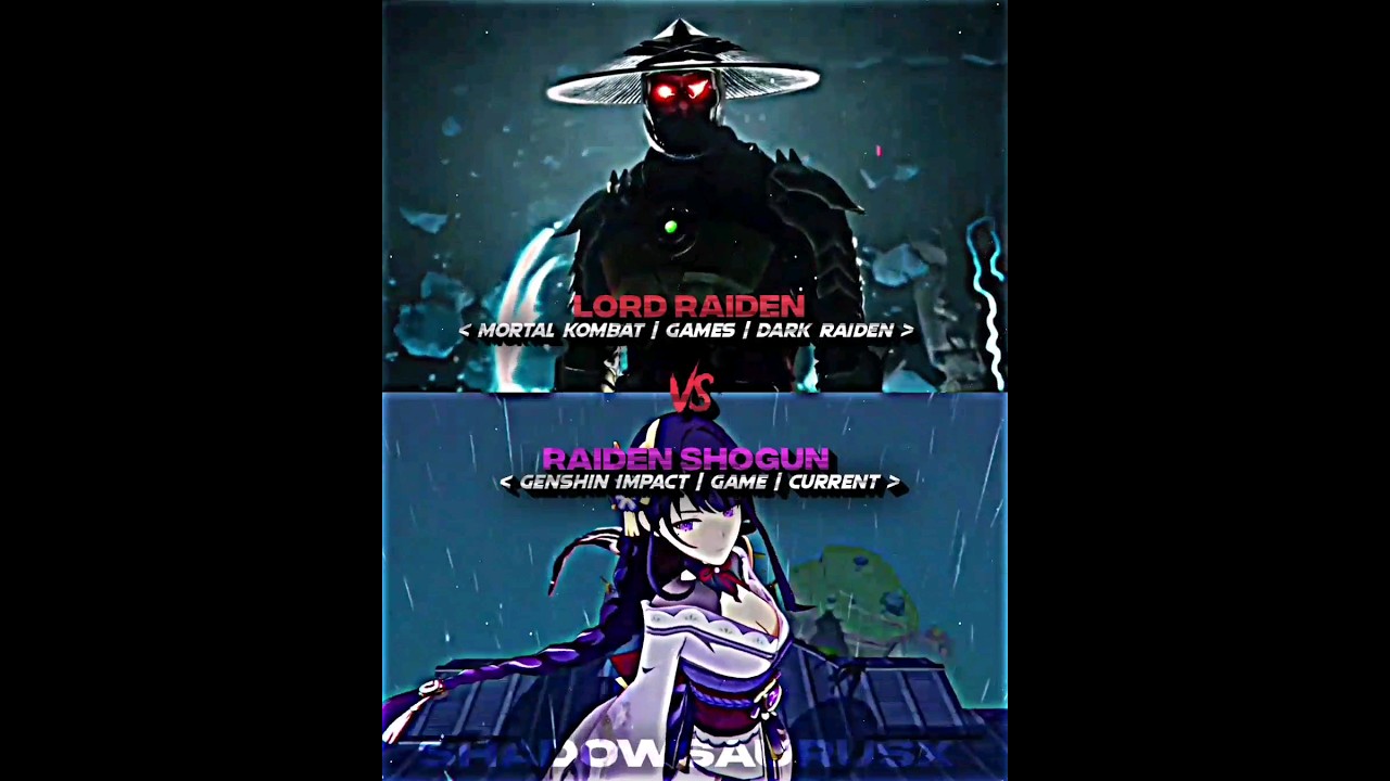Lord Raiden VS Raiden Shogun | 1V1 Battle