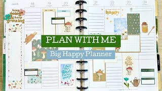 PLAN WITH ME | BIG HAPPY PLANNER | Spring Begins | Mar. 18.-24.2024