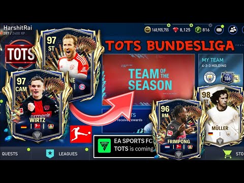 TOTS BUNDESLIGA!! 97 OVR KANE TOTS EVENT NOMINEE VOTING FC MOBILE 24!