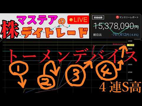 【第305回】マステアの株デイトレ配信 2026 08/05