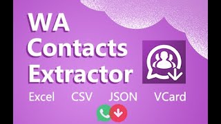 How to batch extract and export all WhatsApp contacts easily? - WhatsApp Contacts Extractor screenshot 4