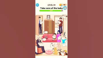 Annoying Puzzle Level 54 ~ Take care of the baby 🍼  || Annoying Puzzle || #puzzle #shortvideo