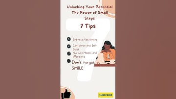 Unlocking Your Potential: The Power of Small Steps  #personalgrowth , #motivation ,  #achievement