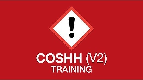 COSHH V2 Training | iHASCO