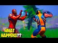 What Happens if Boss Wolverine Meets Boss Iron Man in Fortnite