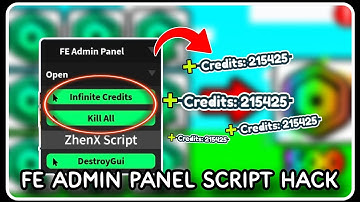 [ FE ] Admin Panel Script Hack - ROBLOX SCRIPTS - Kill All Players, Infinite Everything