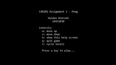 CAB202: Microprocessors and Digital Systems - Assignment 1