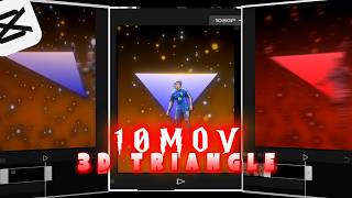 ✨️How To Make 3D Triangle Intro Like ‪@10Mov_Edits in CapCut! 🔥