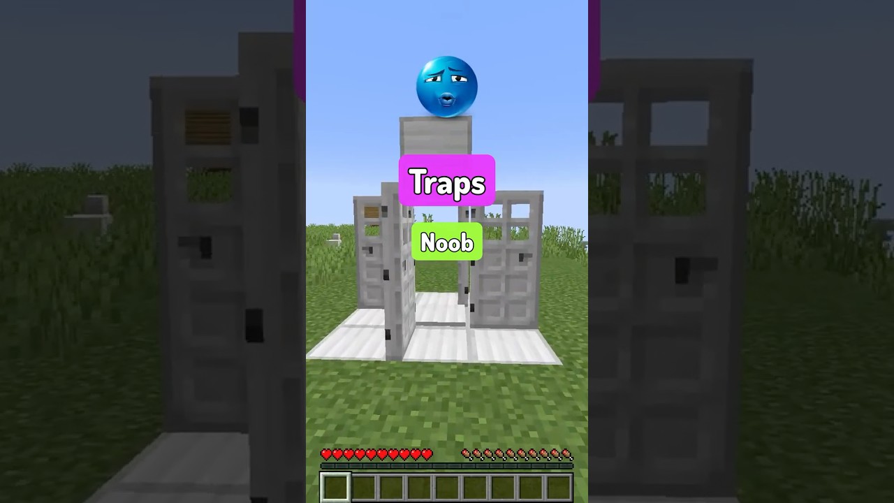 Minecraft NOOB vs PRO vs HACKER: Traps! 😂