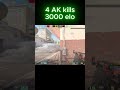 4 AK-47 kills  #3000elo #counterstrike #cs2 #cs2highlights
