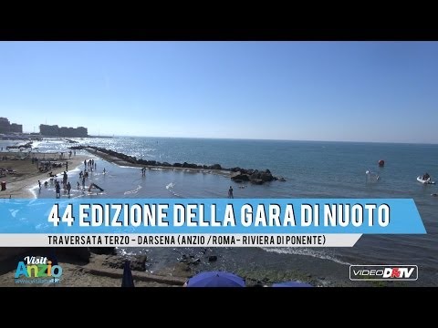 06/07/14 - 44 Ed. gara di nuoto Traversata Terzo/Darsena - Anzio (Roma) Riviera di ponente