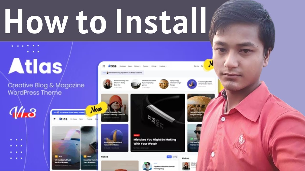 how-to-install-atlas-creative-blog-news-wordpress-theme-youtube