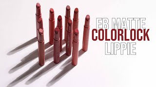 EB Matte Colorlock Lippie Lip Swatches Ever Bilena