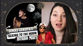Dimas Senopati - Talking To The Moon (Acoustic Cover) SkyChild REACTION