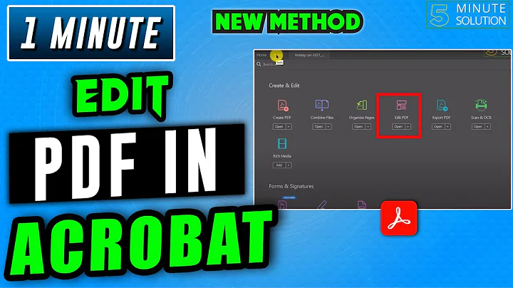 How to edit pdf file in adobe acrobat 2025 | Edit PDF file Free