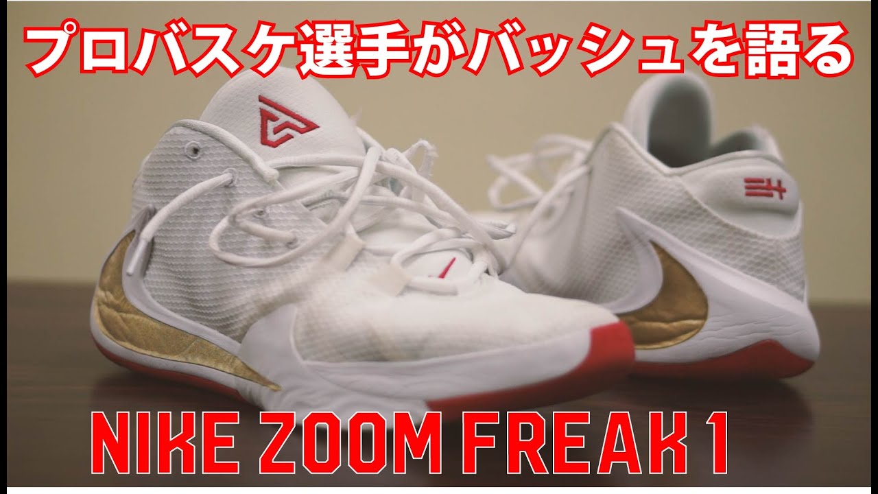 【バッシュ紹介 | シグネチャーモデル】 NIKE Zoom Freak 1【茨城ロボッツ | 友利 健哉】