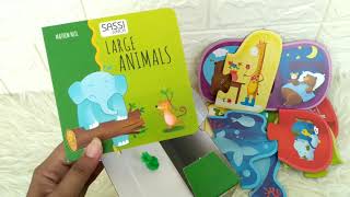 Puzzle 2: Large Animals Opposites (Includes 10 Piece Puzzle + A Book) screenshot 2