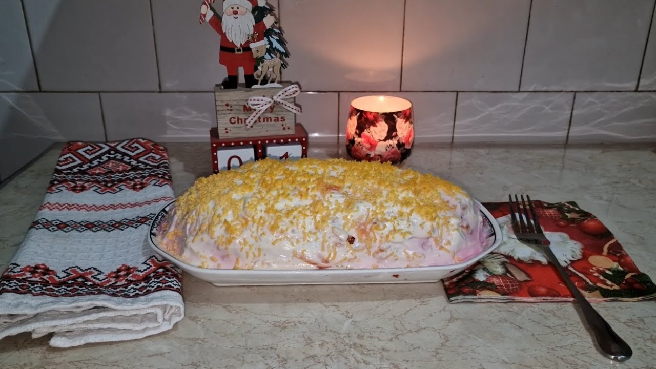 Nici o sărbătoare nu este completă fără această salată.  Salată - „ȘUBA”