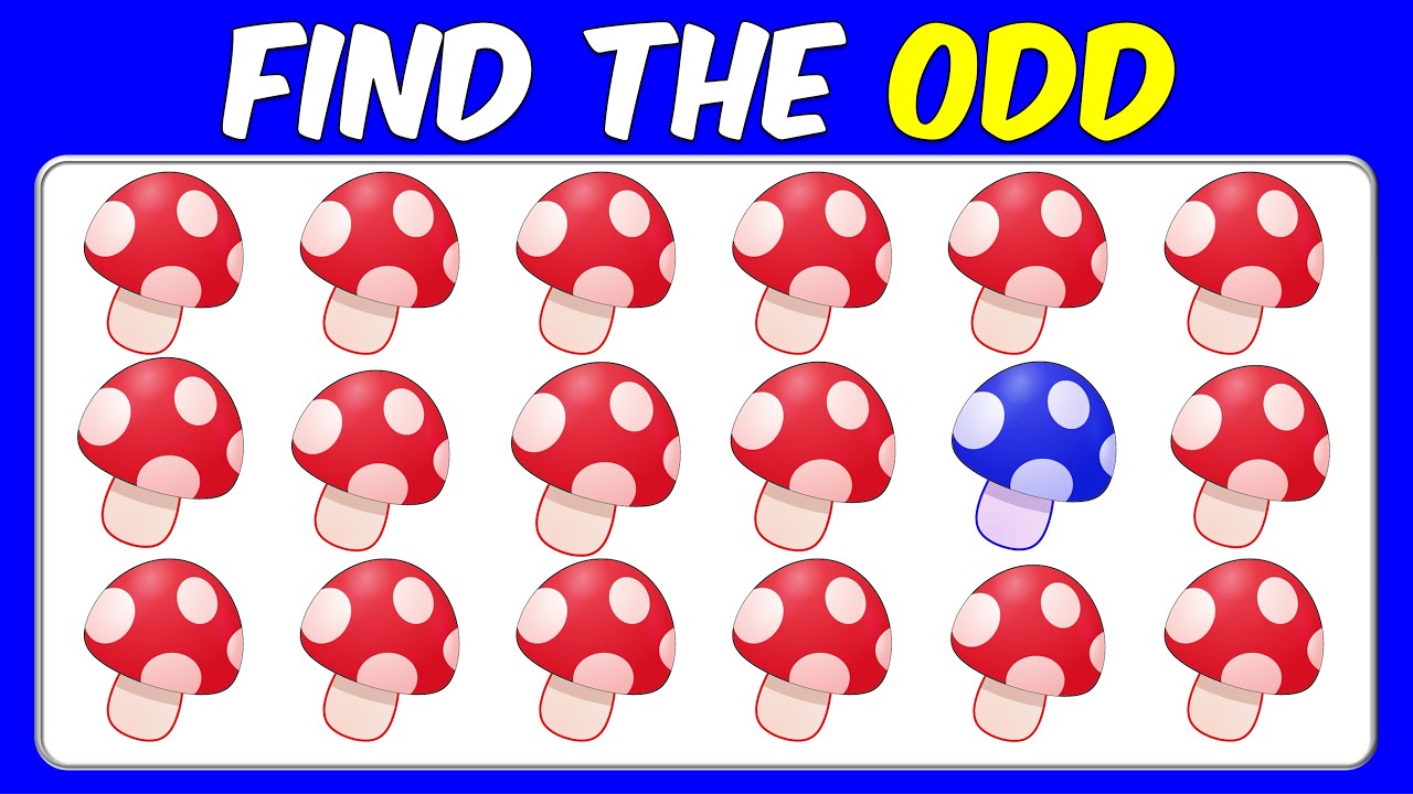【Emoji Quiz : Find the Odd Emoji out】Numbers and Letters Edition | Spot ...