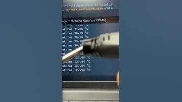 Temperature sensor #arduino