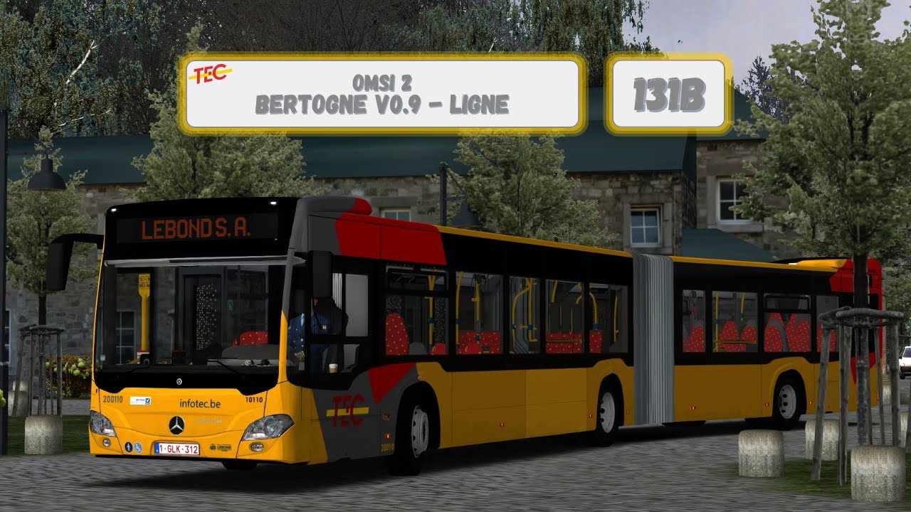 Omsi 2 | Bertogne V0.9 - Ligne 131b Bailleul Dépôt | Mercedes-Benz GC2 2014 - TEC