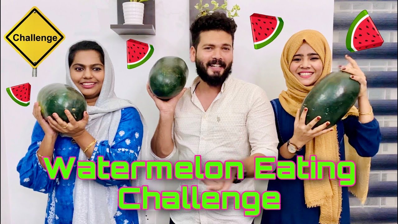 Watermelon Eating Challenge | Mashura | Basheer Bashi | Suhana