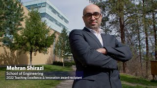 UBC Okanagan 2022 Teaching Excellence Awards - Mehran Shirazi