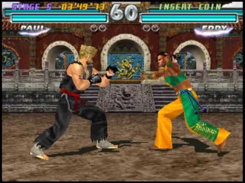 Tekken Tag 1 ( Arcade ) - Paul / Jin Playthrough ( Sept 21, 2016 )