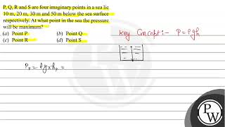 \( \mathrm{P}, \mathrm{Q}, \mathrm{R} \) and \( \mathrm{S} \) are f...