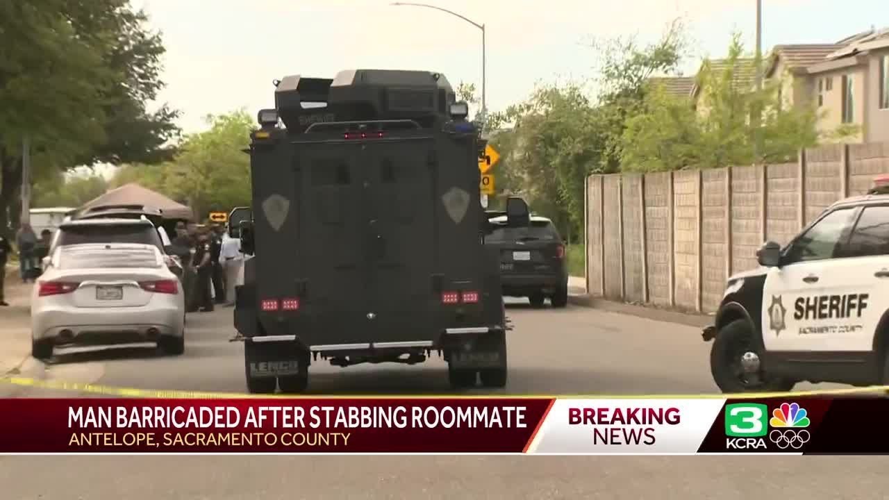 Man barricaded in Sacramento County apartment after stabbing roommate ...