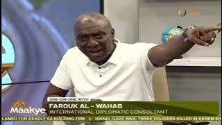 THE CLASH: Captain Smart clashes with an International Security Consultant  on Onua TV