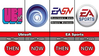 Famous Game Developer Logos: Then vs Now