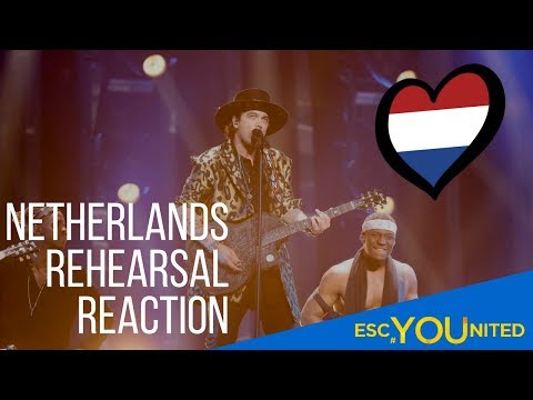 Eurovision 2018 -  Waylon -  Outlaw In'Em (The Netherlands Rehearsal reaction)