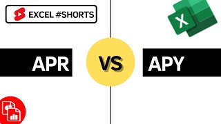 Calculate APR vs APY - Excel #Shorts screenshot 5