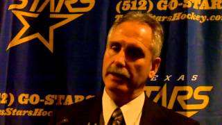 Coach Willie Desjardins post game interview 3.21.14
