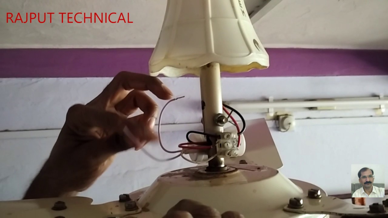 How To Change A Ceiling Fan Capacitor With Spark Test And Its