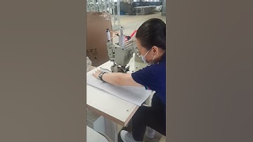 Ultrasonic quilting machine test