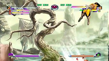 Marvel vs Capcom 2 MVC2 PS3 demo 18 May 2009 hewhodares com Mikeysyke vs Mumra 3