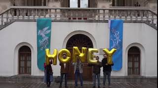 Golden balloons in Iran, Tehran - Honey at the Cinema Museum of Iran