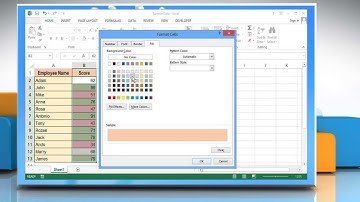 How to change Excel Cell Color based on cell value using the 