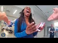 Drunk Woman Refuses to Leave and Gets Dragged Out of Airport | Karens Getting Arrested By Police