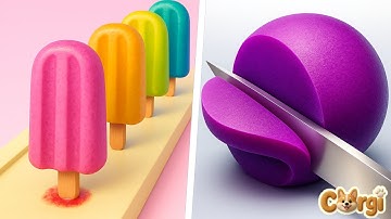 Popsicle Stack VS ASMR Slicing - All Levels Satisfying Walkthrough Gameplay