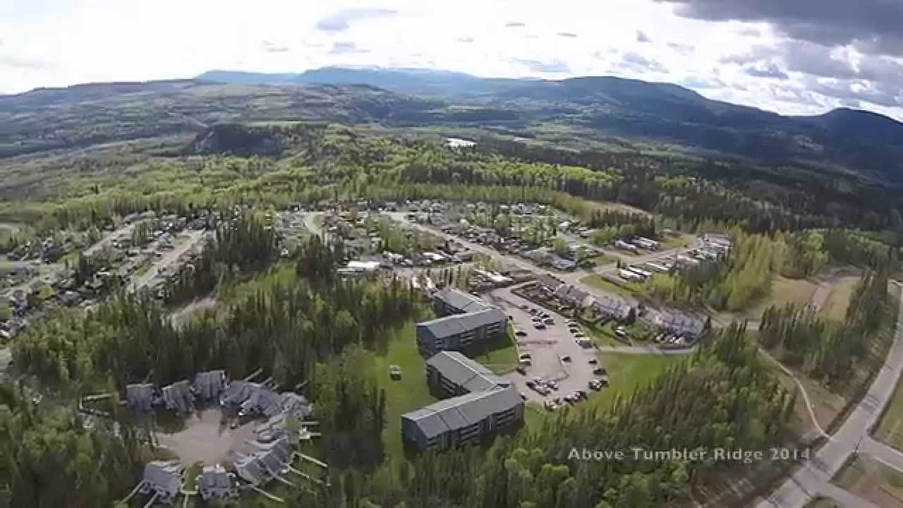 Flying above Tumbler Ridge, BC - DJI Phantom 2 Vision Plus