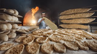 Legendary Turkish Bakers! Lavash and butter bread I Bakery