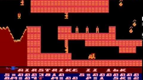 Atari 8-bit Air Strike II (16K version) (English Software Company) border trick 2