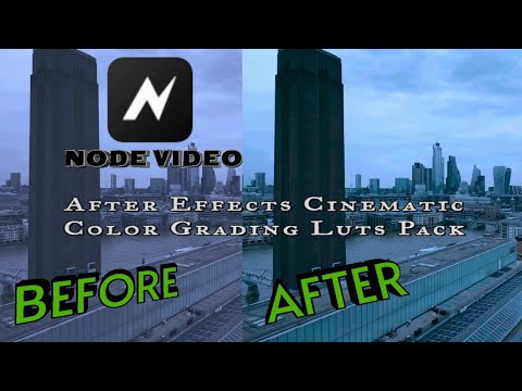 Node Video Import Free AE Colour Grading LUTs Pack