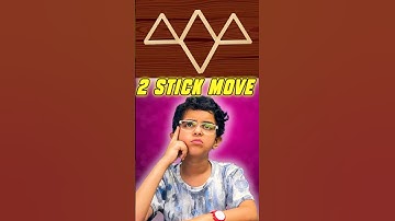 Move 2 Sticks 🤓 to make 3 Triangle ✌️💯 #neonschool #puzzle #puzzlechallenge #trending #viralshort
